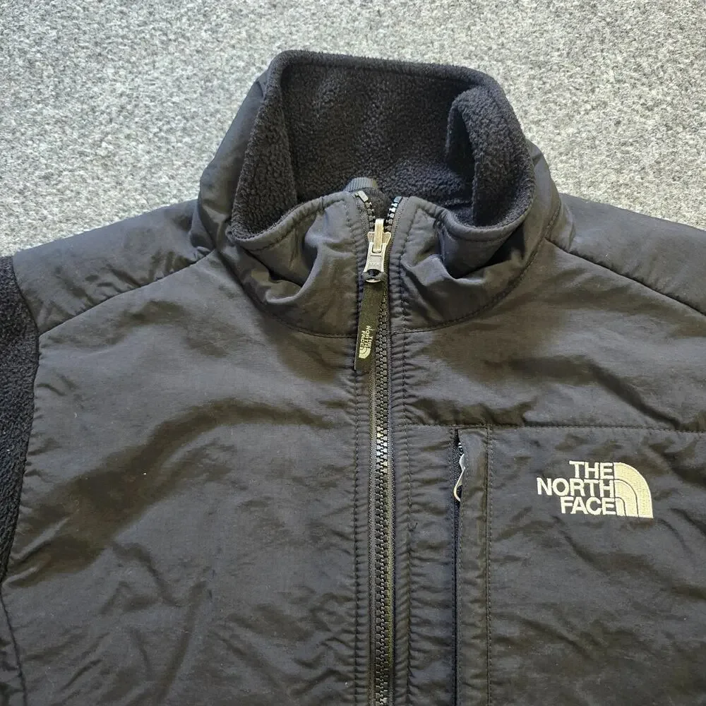 North Face Jacket Womens Small Black Denali Fleece Long Sleeeve Full Zip Casual